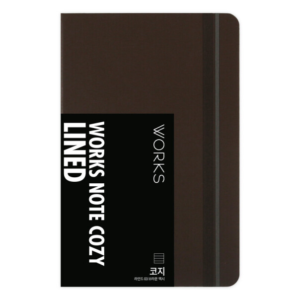 폼샵,웍스 노트 코지 라인드 03 브라운 맥시,2227,WSN-2227,WSN2227,웍스,노트,코지,라인드,03,브라운,맥시,웍스노트코지라인드03브라운맥시,140x214,mm,/,PU,104매,208p,140x214mm/PU/104매208p,507