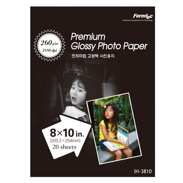 폼샵,프리미엄 고광택 사진용지 3810,IH-3810(8x10),IH3810(8x10),잉크젯,1칸,사진,사진지,광택,광택지,광택용지,프리미엄,고광택,사진용지,3810,프리미엄고광택사진용지3810,203.2x254,mm,/,8x10,in,260g/m²,20매,203.2x254mm/8x10in260g/m²/20매,165