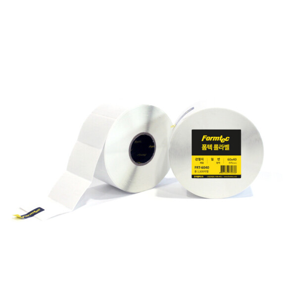 폼샵,폼텍롤라벨 감열지 60x40mm,6040,FRT-6040,FRT6040,폼텍롤라벨,감열지,60x40mm,폼텍롤라벨감열지60x40mm,60x40,mm,/,지관,40,1500개,60x40mm/지관40mm/1500개,211