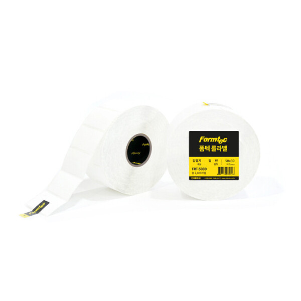 폼샵,폼텍롤라벨 감열지 50x30mm,5030,FRT-5030,FRT5030,폼텍롤라벨,감열지,50x30mm,폼텍롤라벨감열지50x30mm,50x30,mm,/,지관,40,2000개,50x30mm/지관40mm/2000개,215