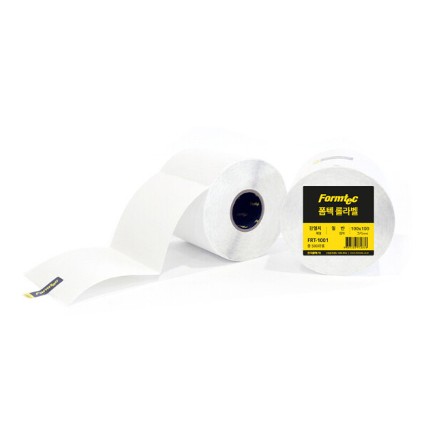폼샵,폼텍롤라벨 감열지 100x100mm,1001,FRT-1001,FRT1001,폼텍롤라벨,감열지,100x100mm,폼텍롤라벨감열지100x100mm,100x100,mm,/,지관,40,500개,100x100mm/지관40mm/500개,220