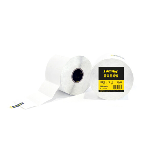 폼샵,폼텍롤라벨 감열지 80x40mm,8040,FRT-8040,FRT8040,폼텍롤라벨,감열지,80x40mm,폼텍롤라벨감열지80x40mm,80x40,mm,/,지관,40,1500개,80x40mm/지관40mm/1500개,221