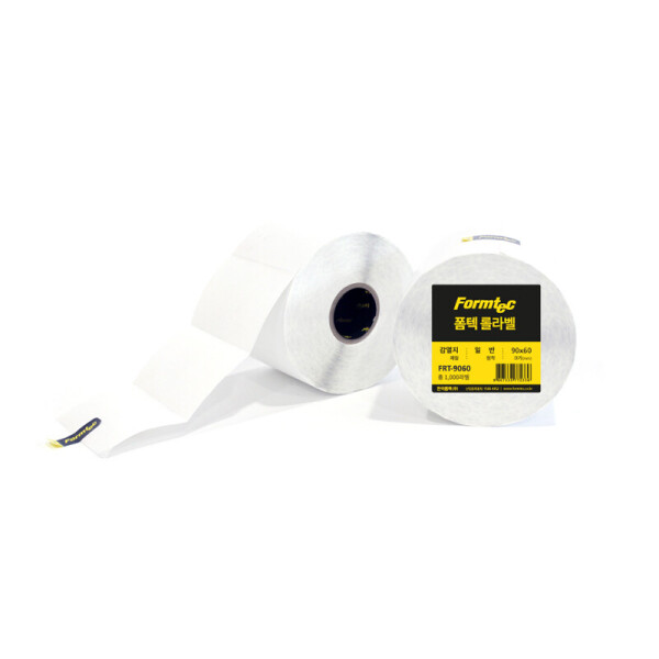 폼샵,폼텍롤라벨 감열지 90x60mm,9060,FRT-9060,FRT9060,폼텍롤라벨,감열지,90x60mm,폼텍롤라벨감열지90x60mm,90x60,mm,/,지관,40,1000개,90x60mm/지관40mm/1000개,223